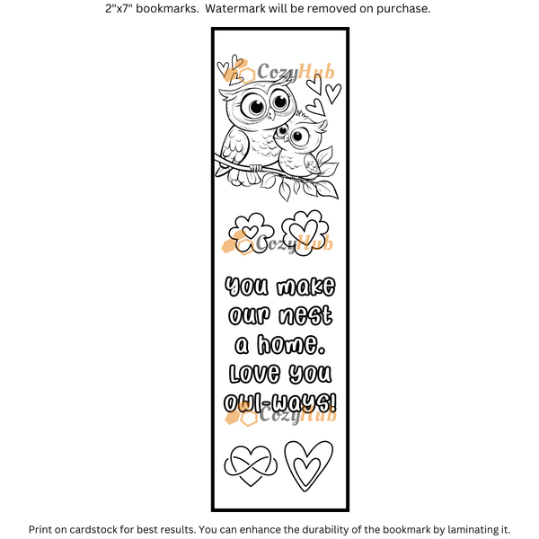 Owl Bookmark
