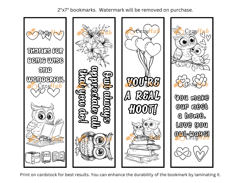 Owl Bookmark