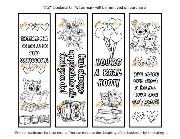 Owl Bookmark