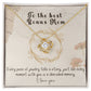 Infinite Love Knot Necklace - A Gift of Timeless Elegance for My Beloved Bonus Mom