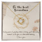 Infinite Love Knot Necklace - A Gift of Timeless Elegance for My Beloved Grandma