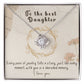 Infinite Love Knot Necklace - A Gift of Timeless Elegance for My Beloved Daughter