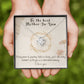 Infinite Love Knot Necklace - A Gift of Timeless Elegance for My Beloved Mother-In-Law