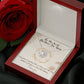 Infinite Love Knot Necklace - A Gift of Timeless Elegance for My Beloved Mother-In-Law