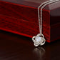 Infinite Love Knot Necklace - A Gift of Timeless Elegance for My Beloved Bonus Mom