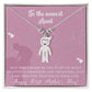 Engraved Kids Charm Necklace - For Aunts