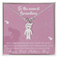 Engraved Kids Charm Necklace - For Grandmothers