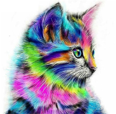 Kitten Diamond Art