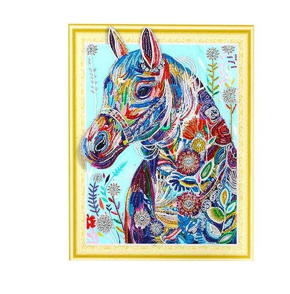 Colourful Horse Diamond Painting Art - Relaxing and Calming Gift + FREE Shipping
