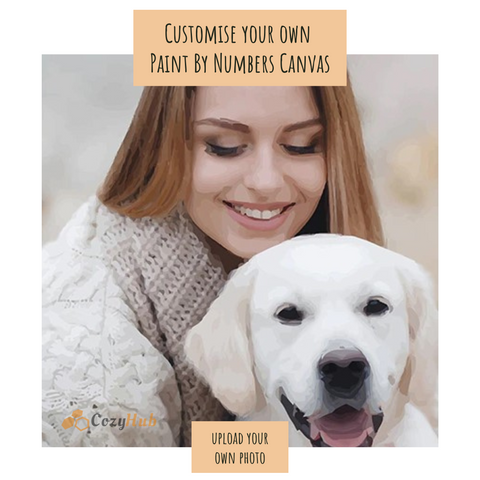 Personalise Your Paint By Numbers Canvas Design With Your Own Photo