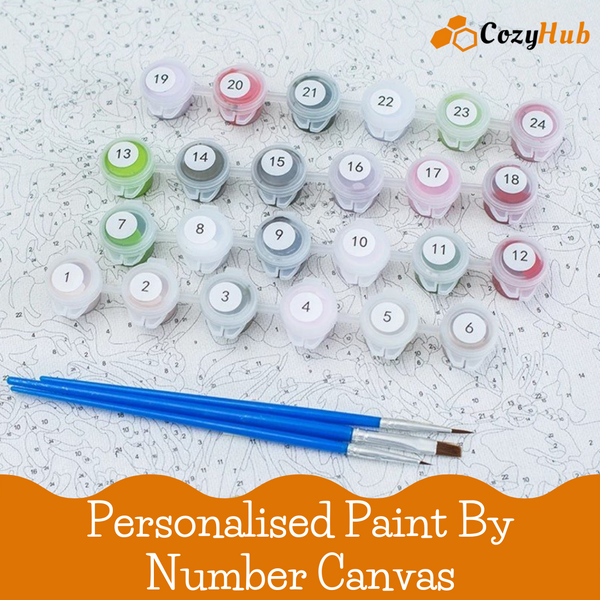 Personalise Your Paint By Numbers Canvas Design With Your Own Photo