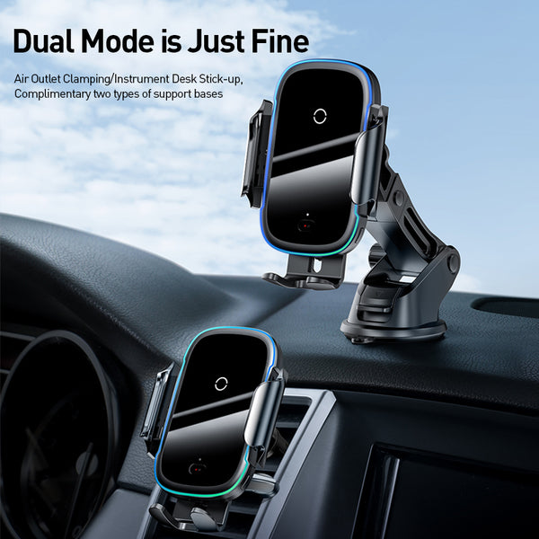 Wireless 15W Car Phone Charger and Holder