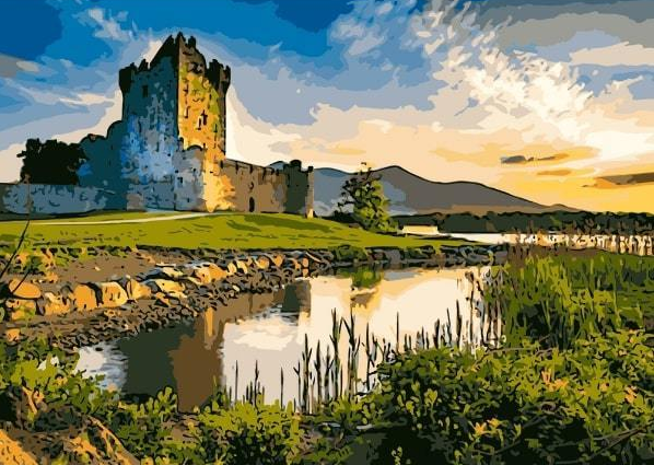 Landscape Paint by Number Sets - Choose From 15 Variations