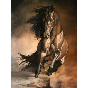 Brown Mare Diamond Painting Art - Relaxing and Calming Gift + FREE Shipping