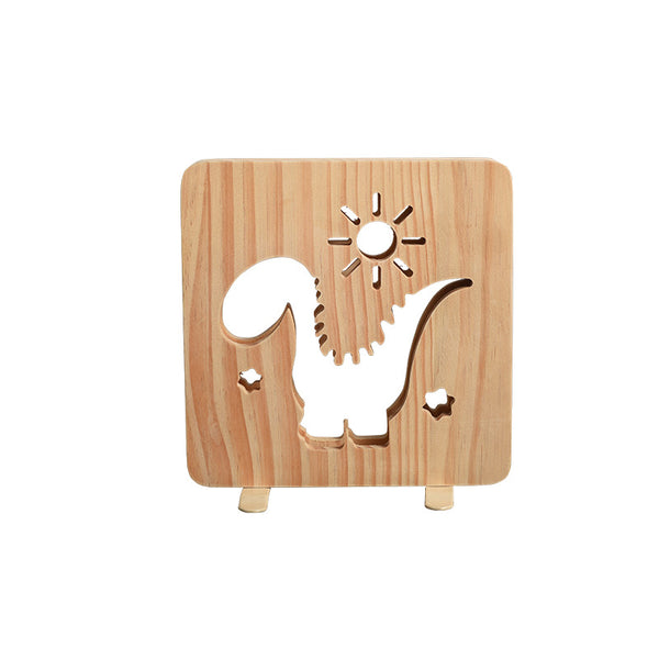 Wooden Night Light Custom 3D Projection Lamp LED