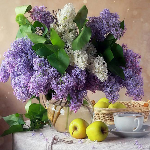 Colourful Bouquet of Flowers Diamond Painting Art - Relaxing and Calming Gift + FREE Shipping
