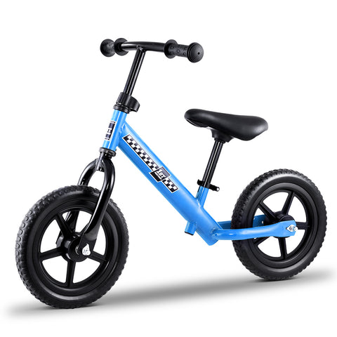 (FREE Shipping) Blue Kids Balance Bike - Simple and Effective Way to Teach Preschoolers How To Ride a Bike Without Training Wheels