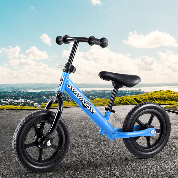 (FREE Shipping) Blue Kids Balance Bike - Simple and Effective Way to Teach Preschoolers How To Ride a Bike Without Training Wheels
