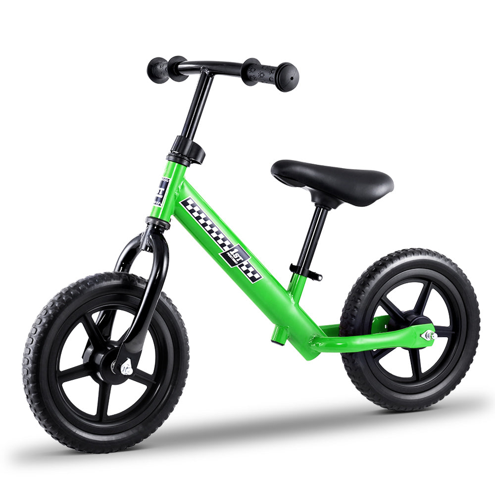 (FREE Shipping) Green Kids Balance Bike - Simple and Effective Way to Teach Preschoolers How To Ride a Bike Without Training Wheels