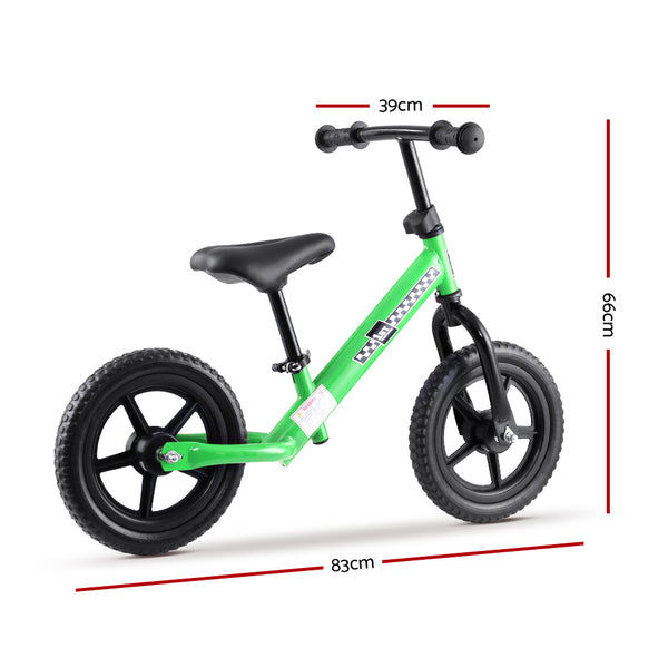 (FREE Shipping) Green Kids Balance Bike - Simple and Effective Way to Teach Preschoolers How To Ride a Bike Without Training Wheels
