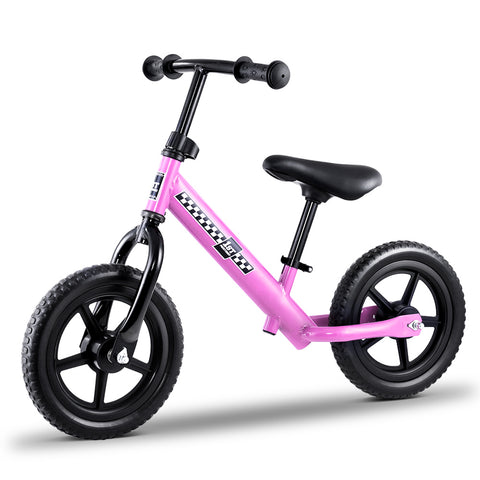 (FREE Shipping) Pink Kids Balance Bike - Simple and Effective Way to Teach Preschoolers How To Ride a Bike Without Training Wheels