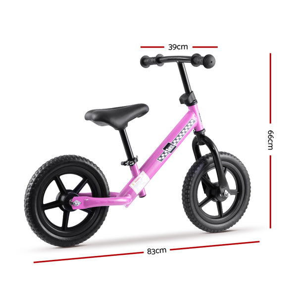 (FREE Shipping) Pink Kids Balance Bike - Simple and Effective Way to Teach Preschoolers How To Ride a Bike Without Training Wheels