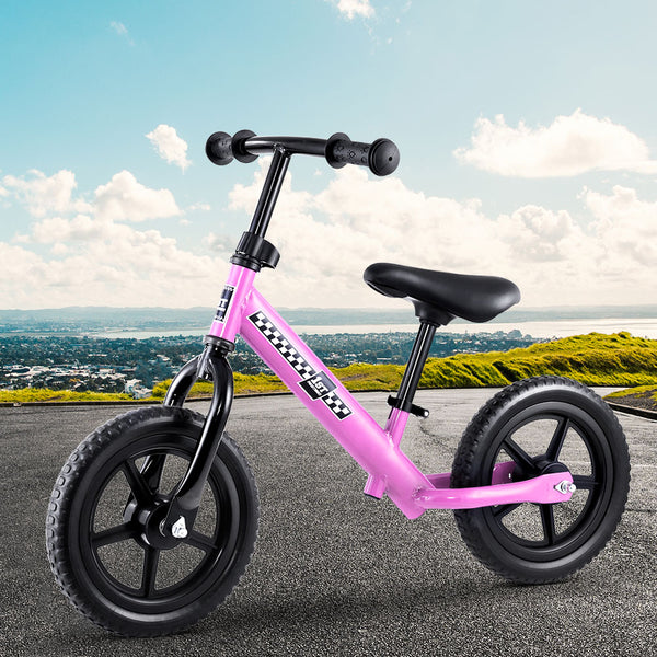 (FREE Shipping) Pink Kids Balance Bike - Simple and Effective Way to Teach Preschoolers How To Ride a Bike Without Training Wheels