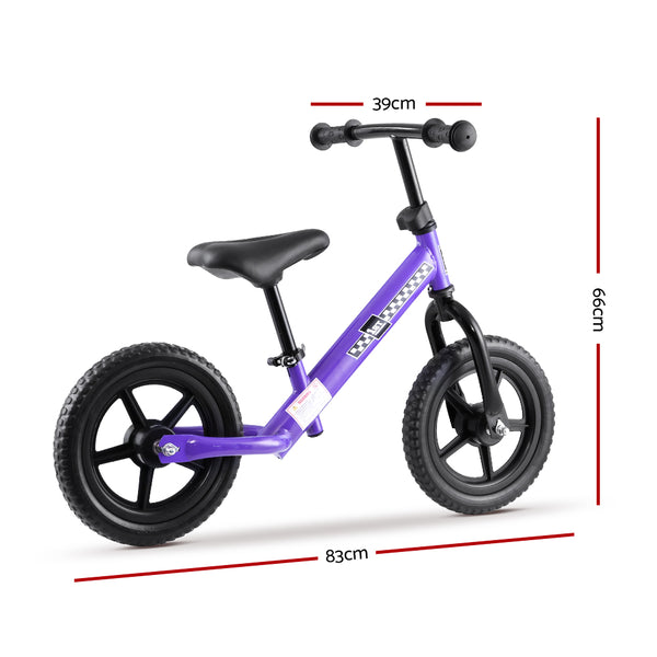 (FREE Shipping) Purple Kids Balance Bike - Simple and Effective Way to Teach Preschoolers How To Ride a Bike Without Training Wheels