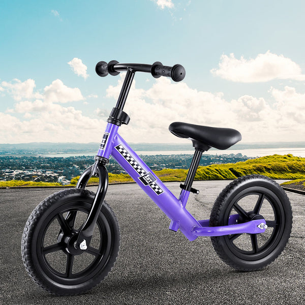 (FREE Shipping) Purple Kids Balance Bike - Simple and Effective Way to Teach Preschoolers How To Ride a Bike Without Training Wheels