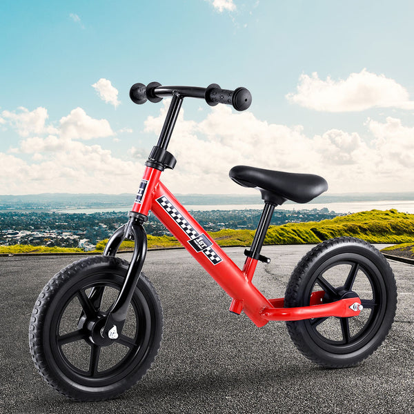(FREE Shipping) Red Kids Balance Bike - Simple and Effective Way to Teach Preschoolers How To Ride a Bike Without Training Wheels
