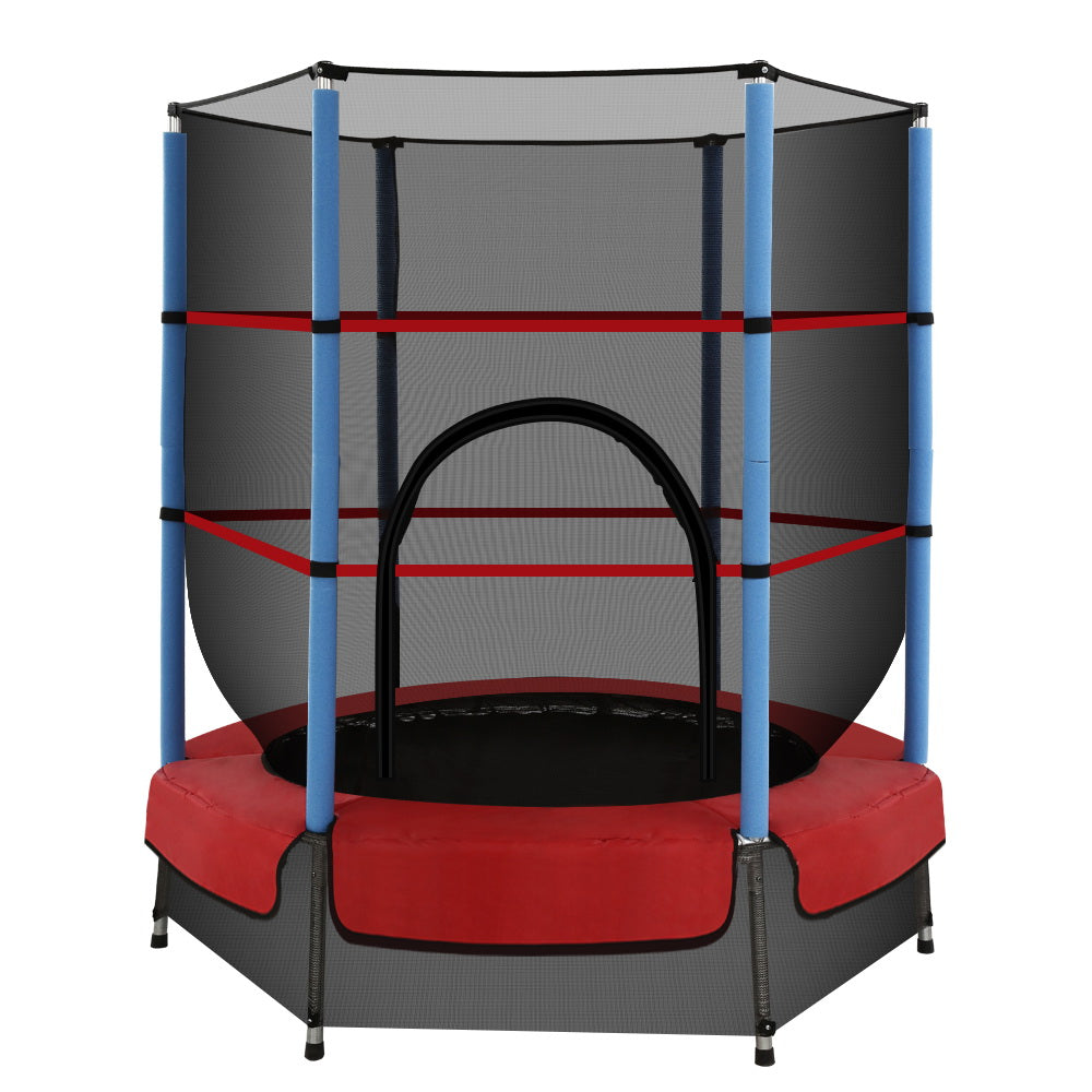 4.5FT Trampoline Round Trampolines Kids Enclosure Outdoor Indoor Gift
