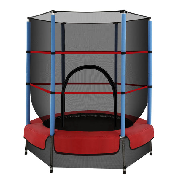 4.5FT Trampoline Round Trampolines Kids Enclosure Outdoor Indoor Gift